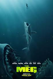 THE MEG – MORE LIKE THE MEH – FORGETABLE POPCORN FLICK – JAWS STILL REIGNS!!!